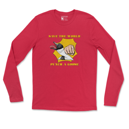 Gildan SoftStyle Long Sleeve in Red