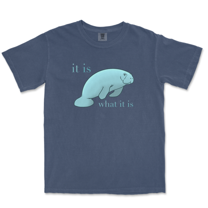 Comfort Colors T-Shirt Manatee in Midnight