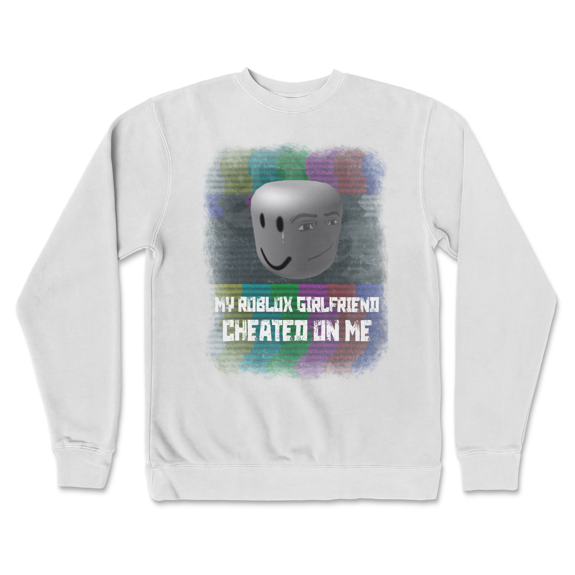 Independent Clothing Co. Crew Neck Roblox GF in White