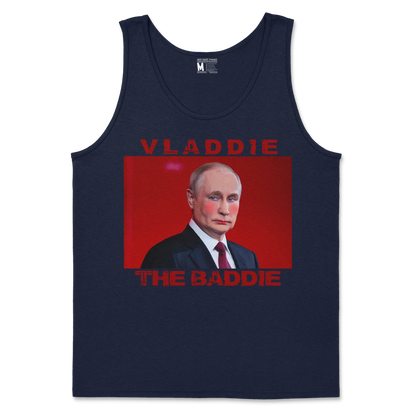 Gildan SoftStyle Tank Top Vladdie The Baddie in Navy