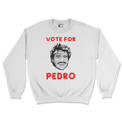 Gildan SoftStyle Crew Neck Vote For Pedro in White