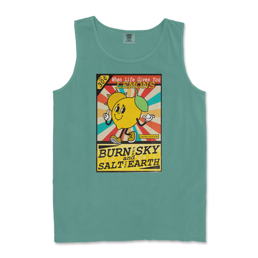 Comfort Colors Tank Top Life Gives You Lemons in Light-Green