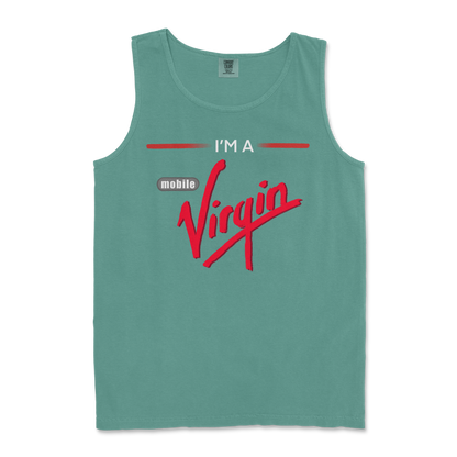 Comfort Colors Tank Top Mobile Virgin in LightGreen