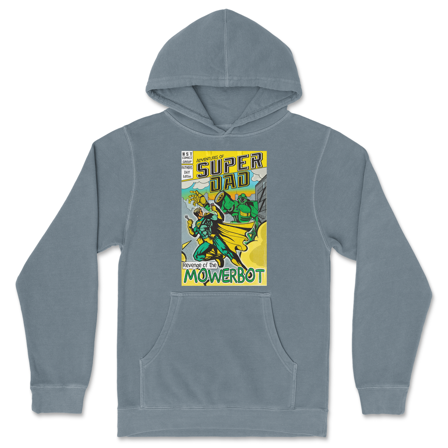 Independent Clothing Co. Hoodie Super Dad in Blue-Magic