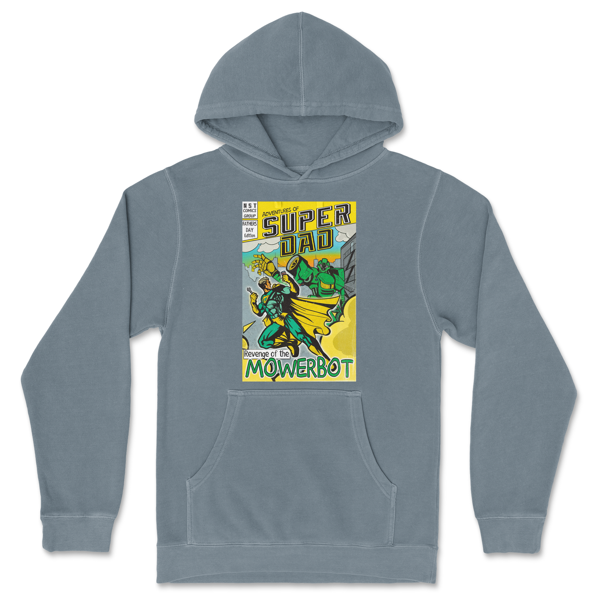 Independent Clothing Co. Hoodie Super Dad in Blue-Magic