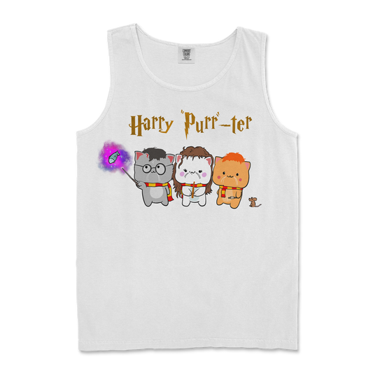 Comfort Colors Tank Top Harry Purrter in White