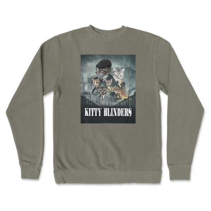 Independent Clothing Co. Crew Neck Kitty Blinders in Army