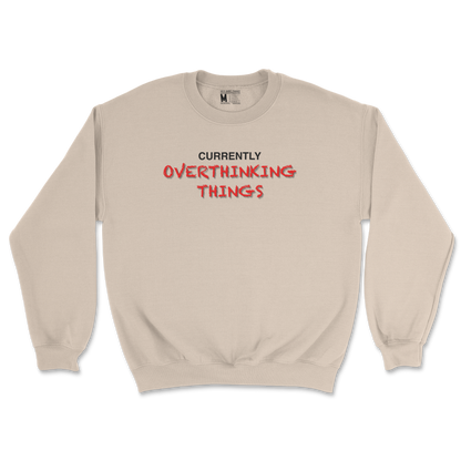 Gildan SoftStyle Crew Neck For Our Lil Overthinker in Sand