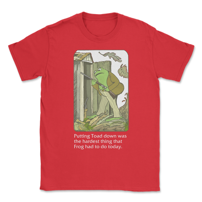 The Nice Shirt T-Shirt Frog and Toad  in Red