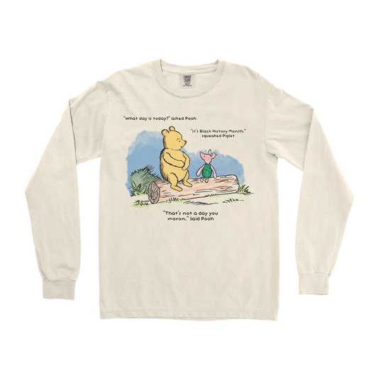 Comfort Colors Long Sleeve Winnie the Pooh  in Ivory