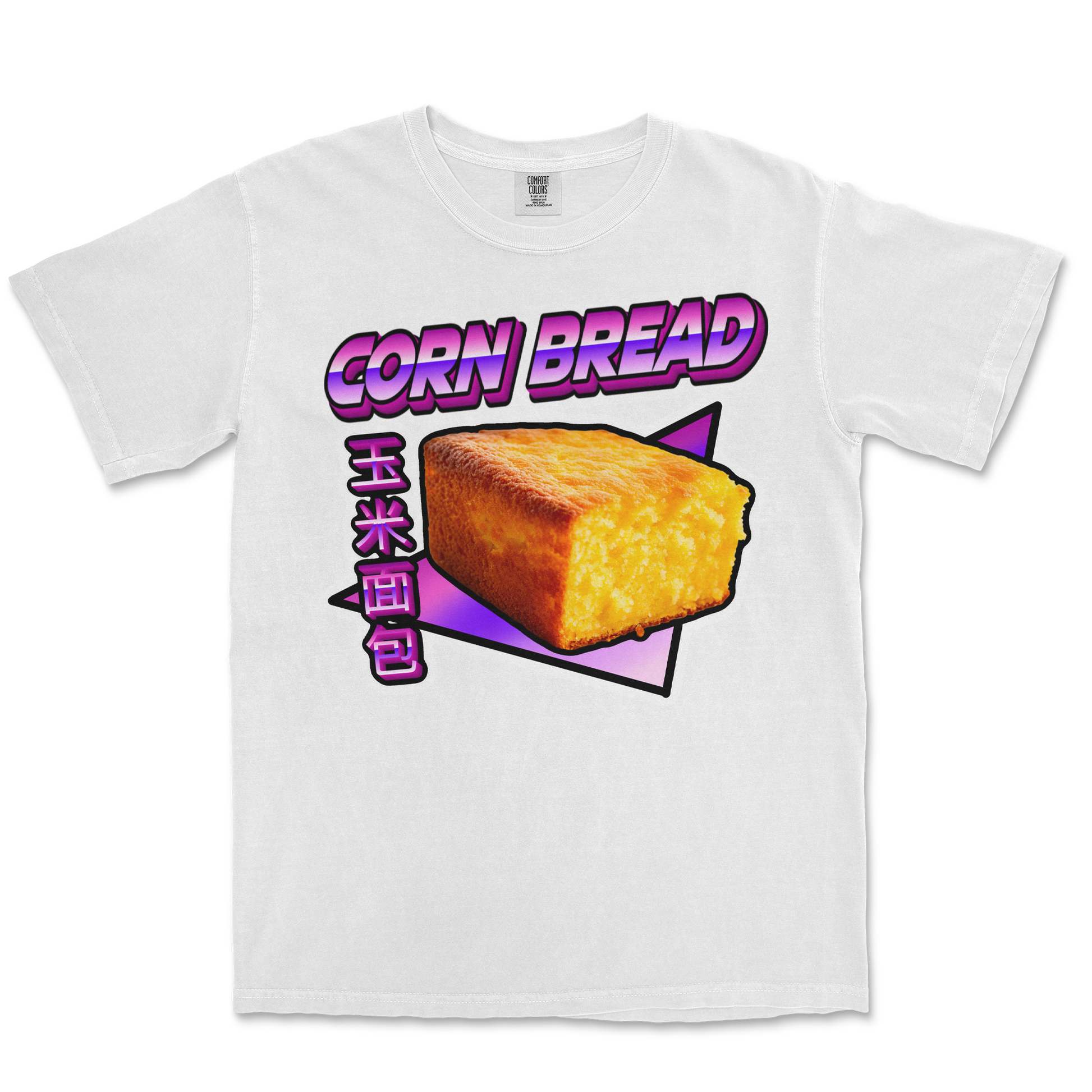 Comfort Colors T-Shirt Corn Bread  in White