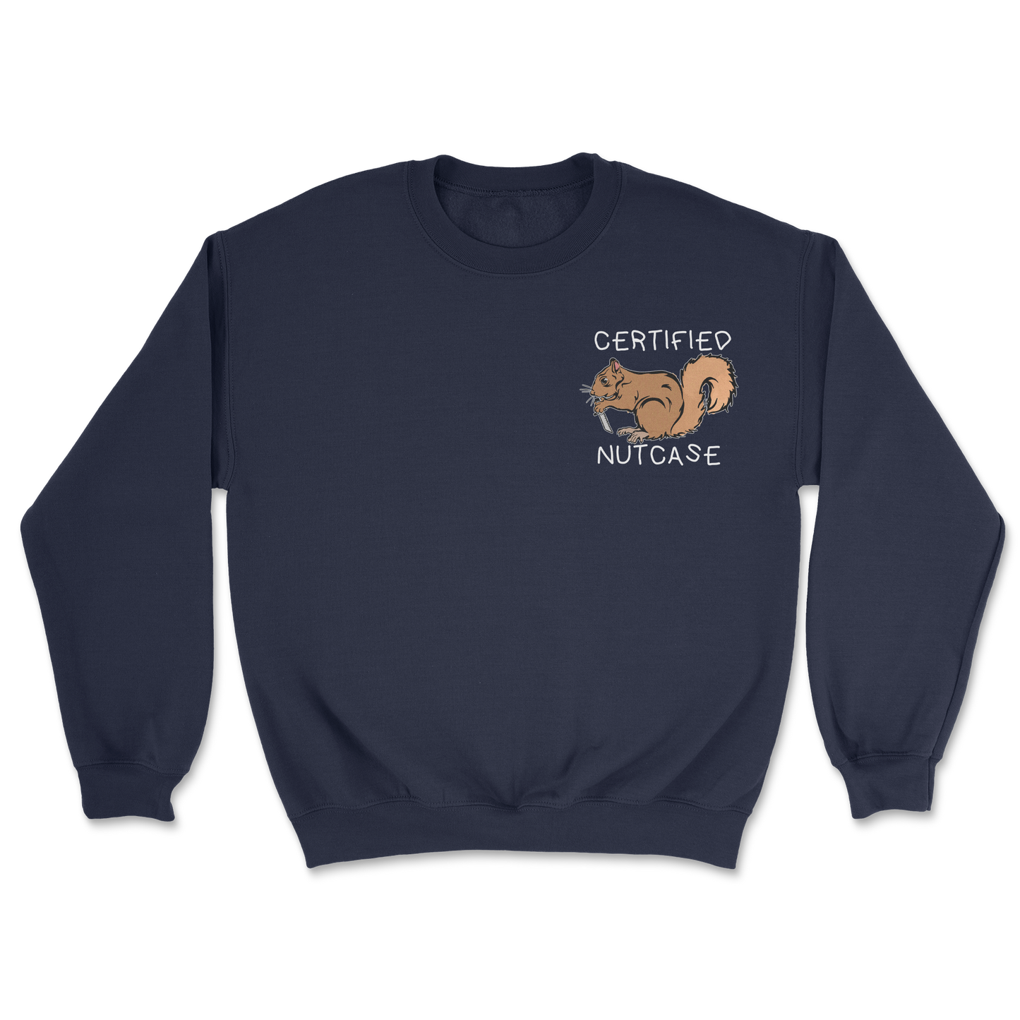 The Nice Shirt Crew Neck Nutcase  in Navy