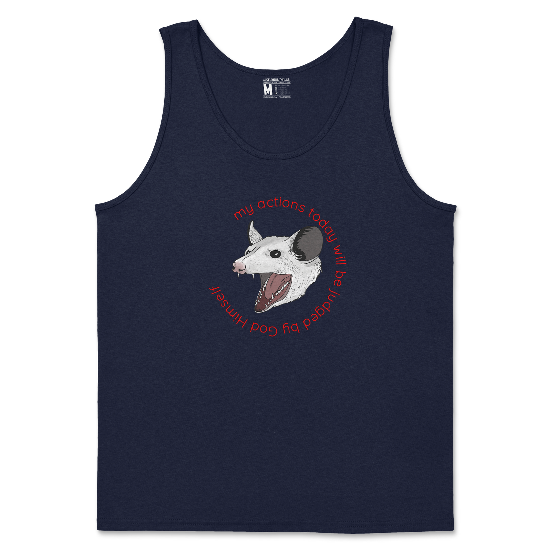 Gildan SoftStyle Tank Top in Navy