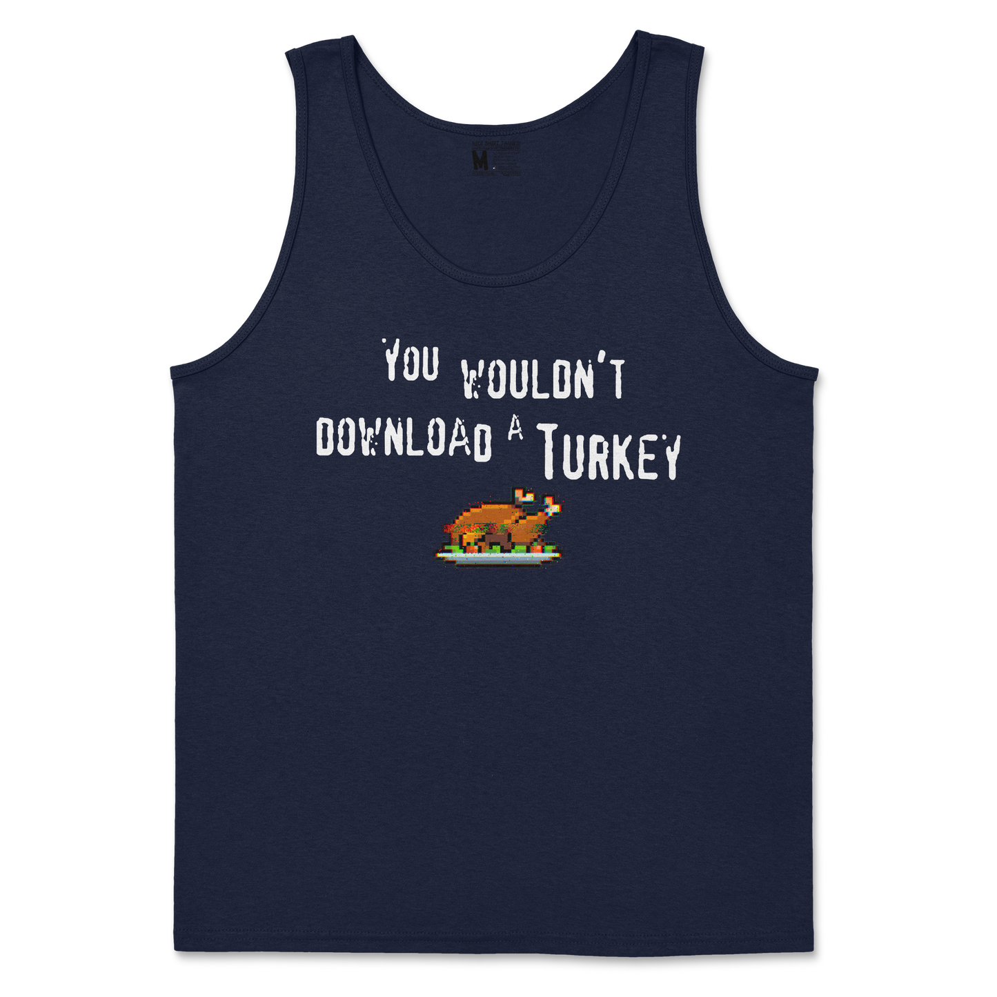 Gildan SoftStyle Tank Top Downloadable Turkey  in Navy