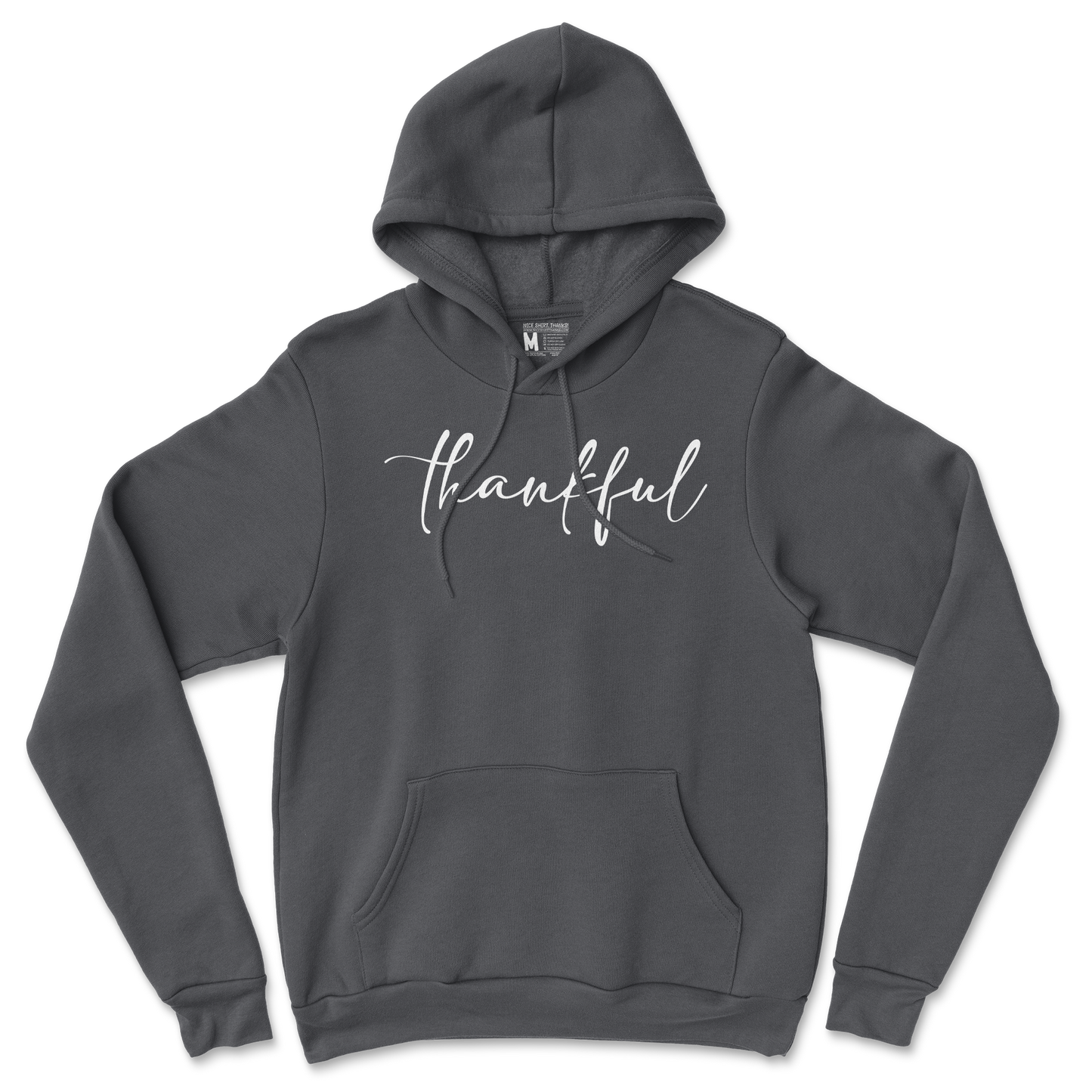 Gildan SoftStyle Hoodie Thankful  in Black