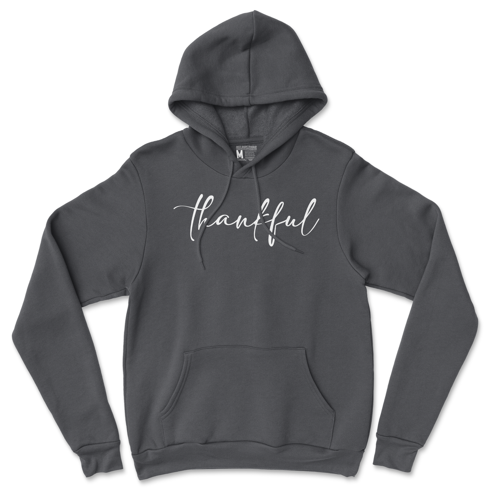 Gildan SoftStyle Hoodie Thankful  in Black