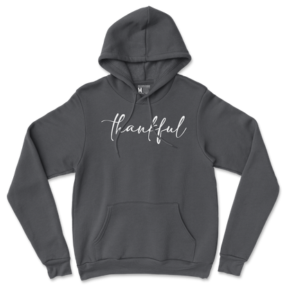 Gildan SoftStyle Hoodie Thankful  in Black