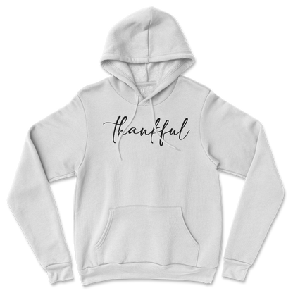 Gildan SoftStyle Hoodie Thankful  in White