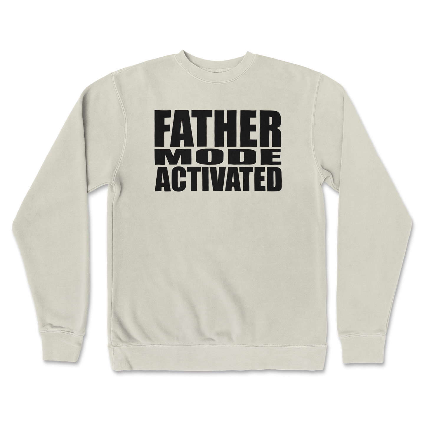 Independent Clothing Co. Crew Neck Father Mode Activated in Bone