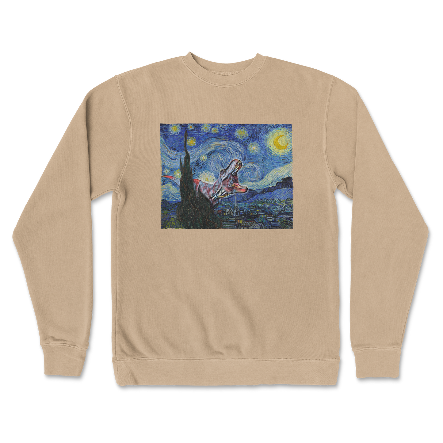 Independent Clothing Co. Crew Neck Van Gogh but Cooler in Sandstone