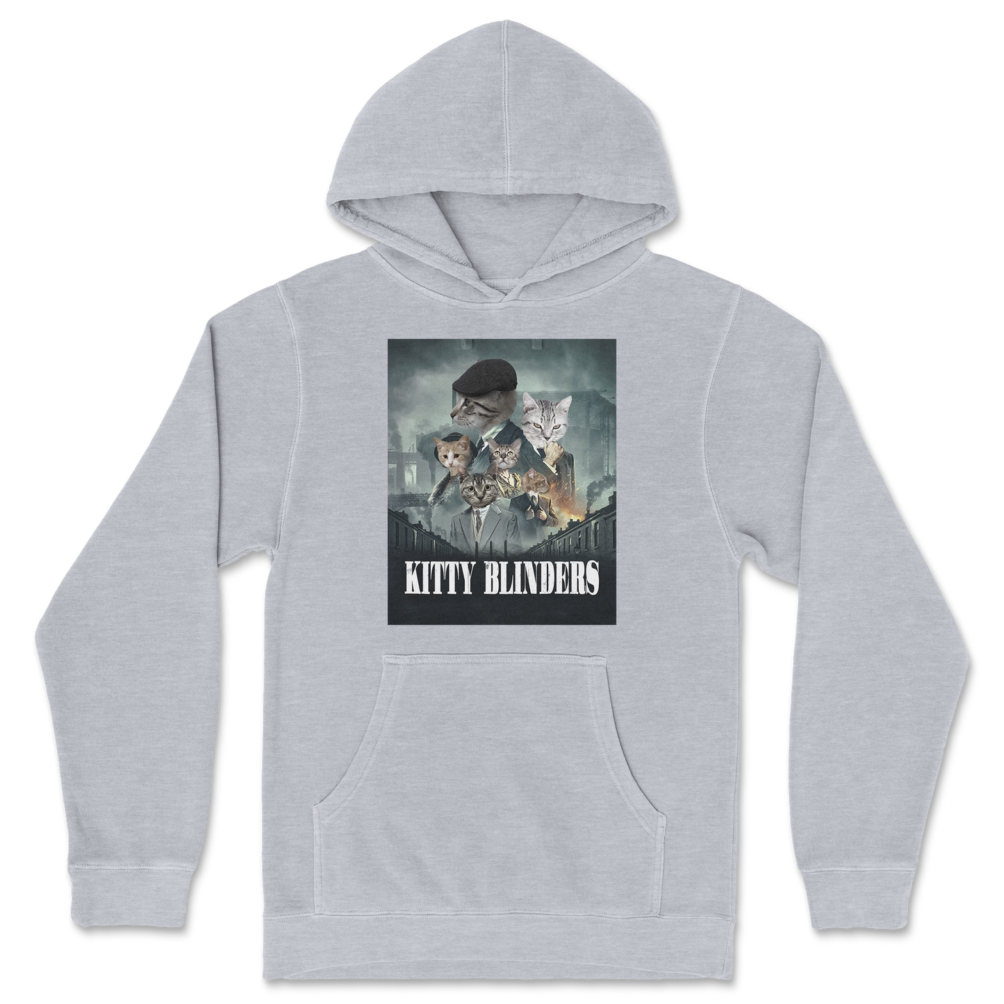 Independent Clothing Co. Hoodie Kitty Blinders in GreyHeather