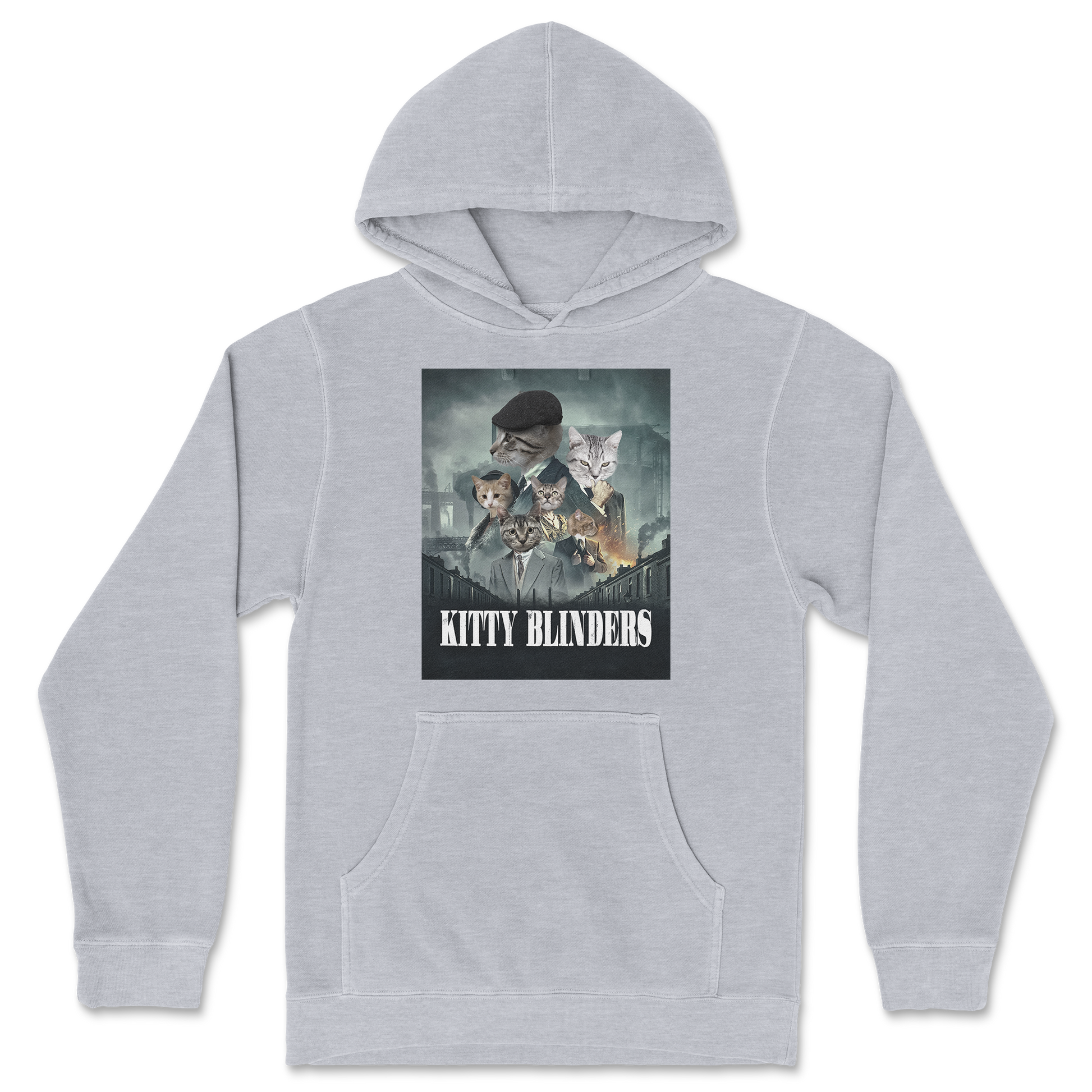 Independent Clothing Co. Hoodie Kitty Blinders in GreyHeather