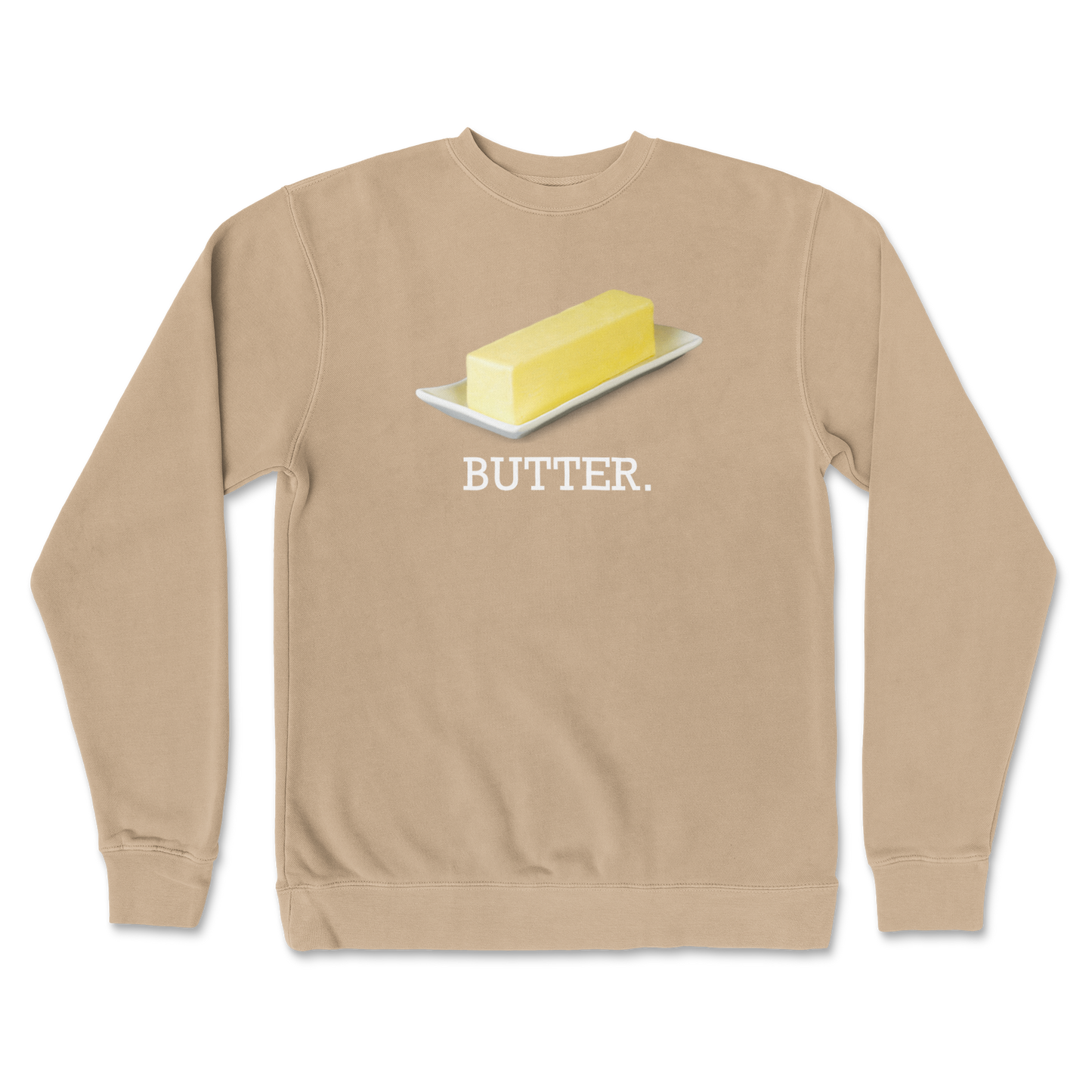 Independent Clothing Co. Crew Neck Butter in Sandstone