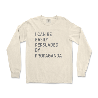 Comfort Colors Long Sleeve Propaganda in Ivory