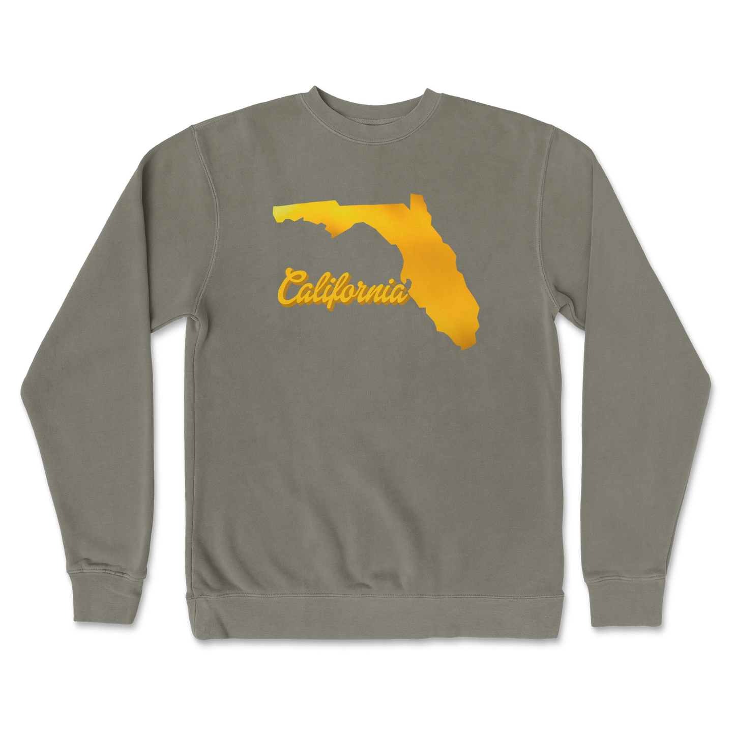 Independent Clothing Co. Crew Neck California in Army