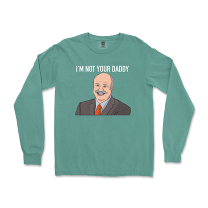 Comfort Colors Long Sleeve Daddy Phil in LightGreen