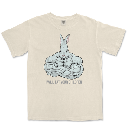 Comfort Colors T-Shirt Scary Rabbit in Ivory