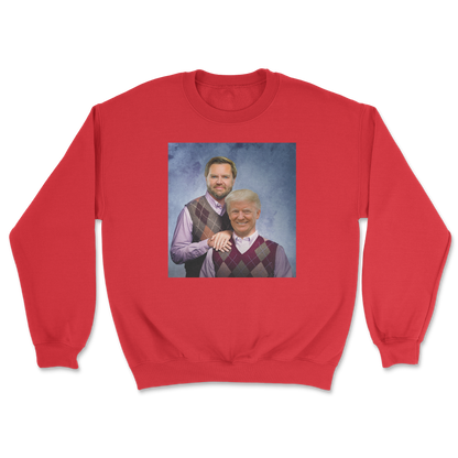 The Nice Shirt Crew Neck Step Brothers  in Red