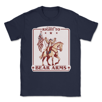 Heavy Blend T-Shirt Right to Bear Arms in Navy