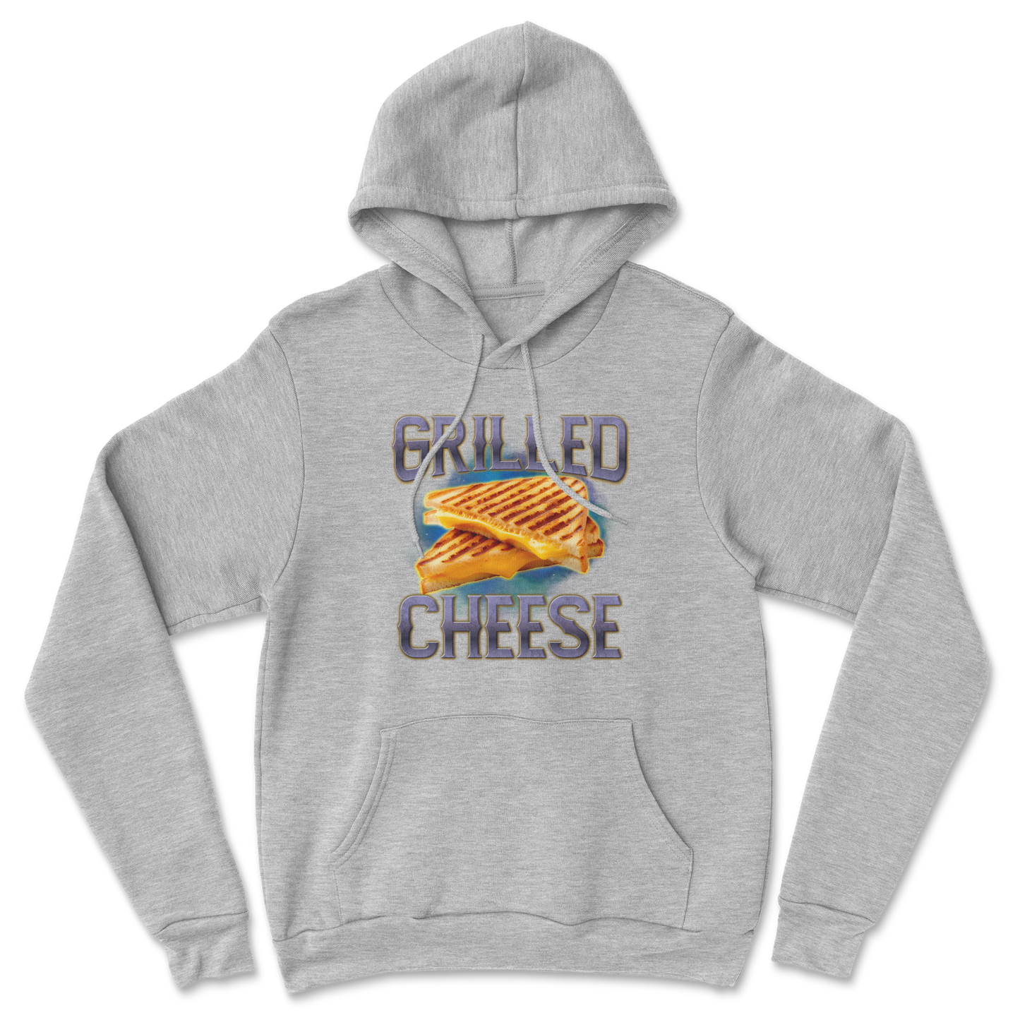 The Nice Shirt Hoodie Grilled Cheese  in Grey-Heather