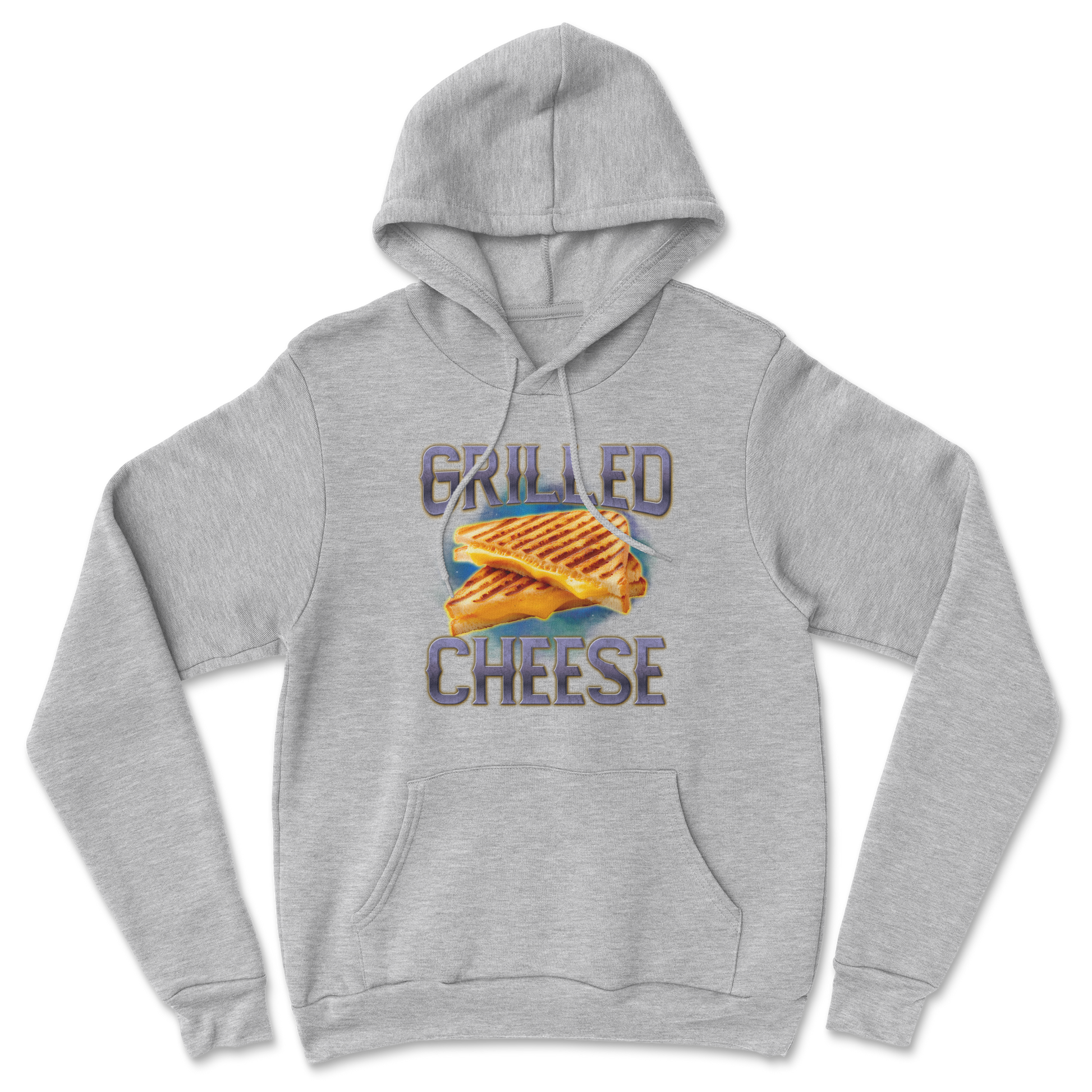 The Nice Shirt Hoodie Grilled Cheese  in Grey-Heather