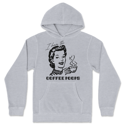 Independent Clothing Co. Hoodie Coffee Poops  in Grey-Heather