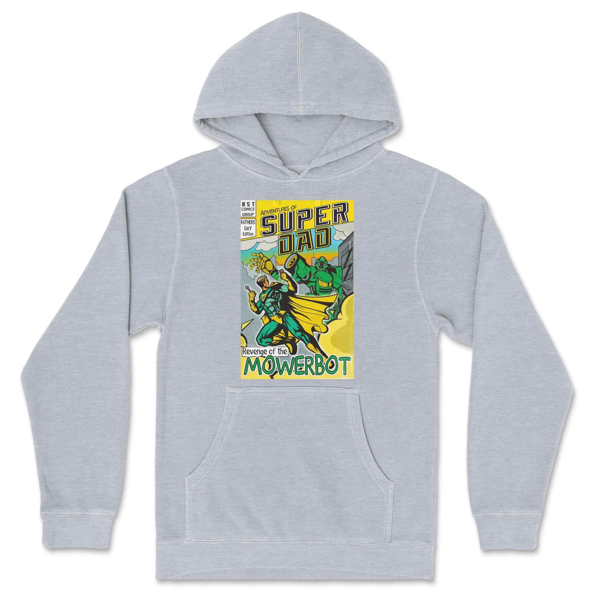 Independent Clothing Co. Hoodie Super Dad in Grey-Heather