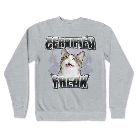 Independent Clothing Co. Crew Neck Freaky  in Grey-Heather