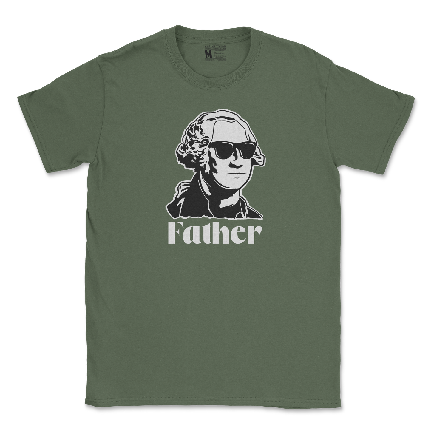 Gildan SoftStyle T-Shirt Father  in Military-Green