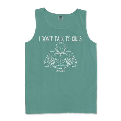 Comfort Colors Tank Top Gym Shirt in LightGreen