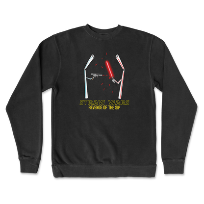 Independent Clothing Co. Crew Neck Straw Wars in Black