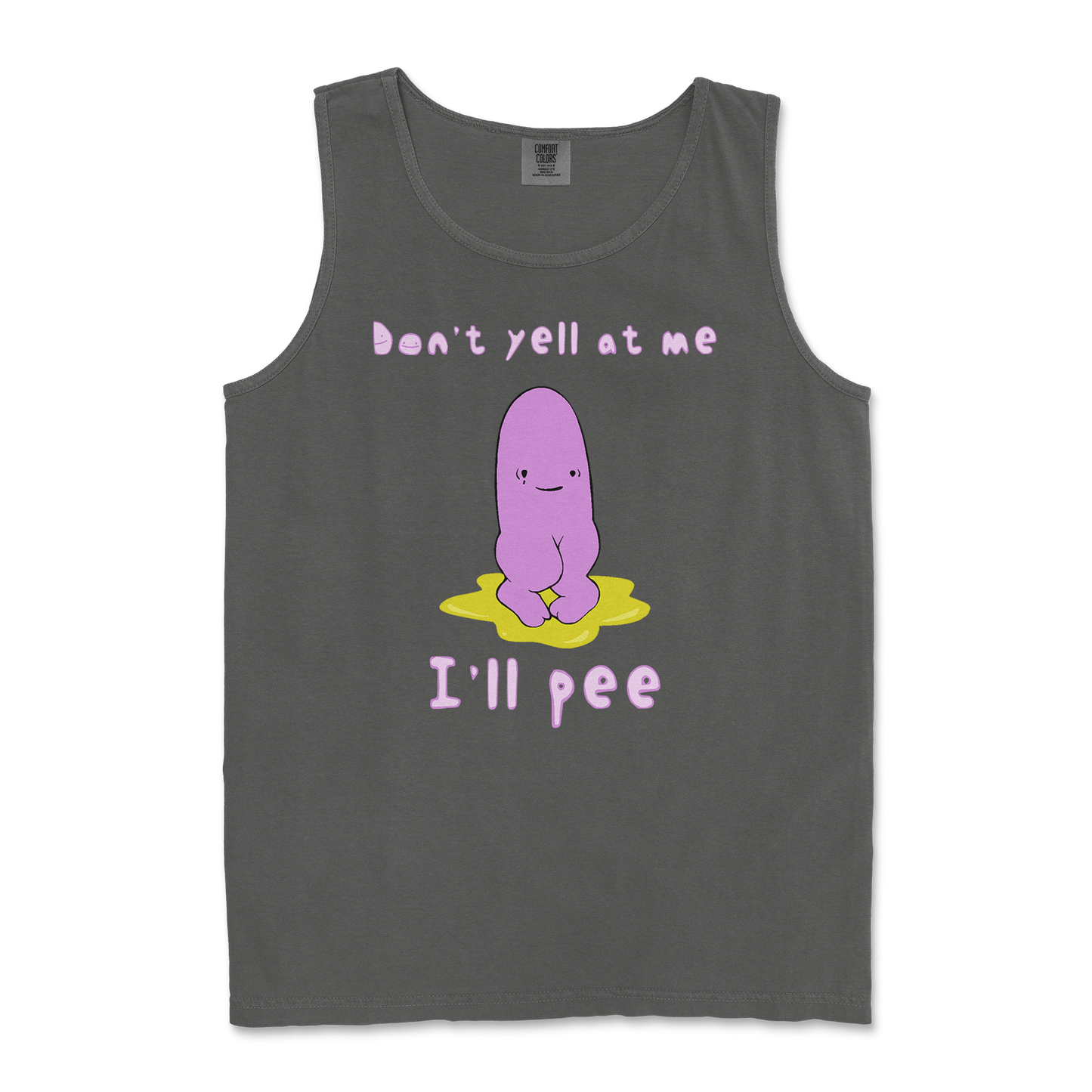 Comfort Colors Tank Top Dont Yell 2 in Pepper