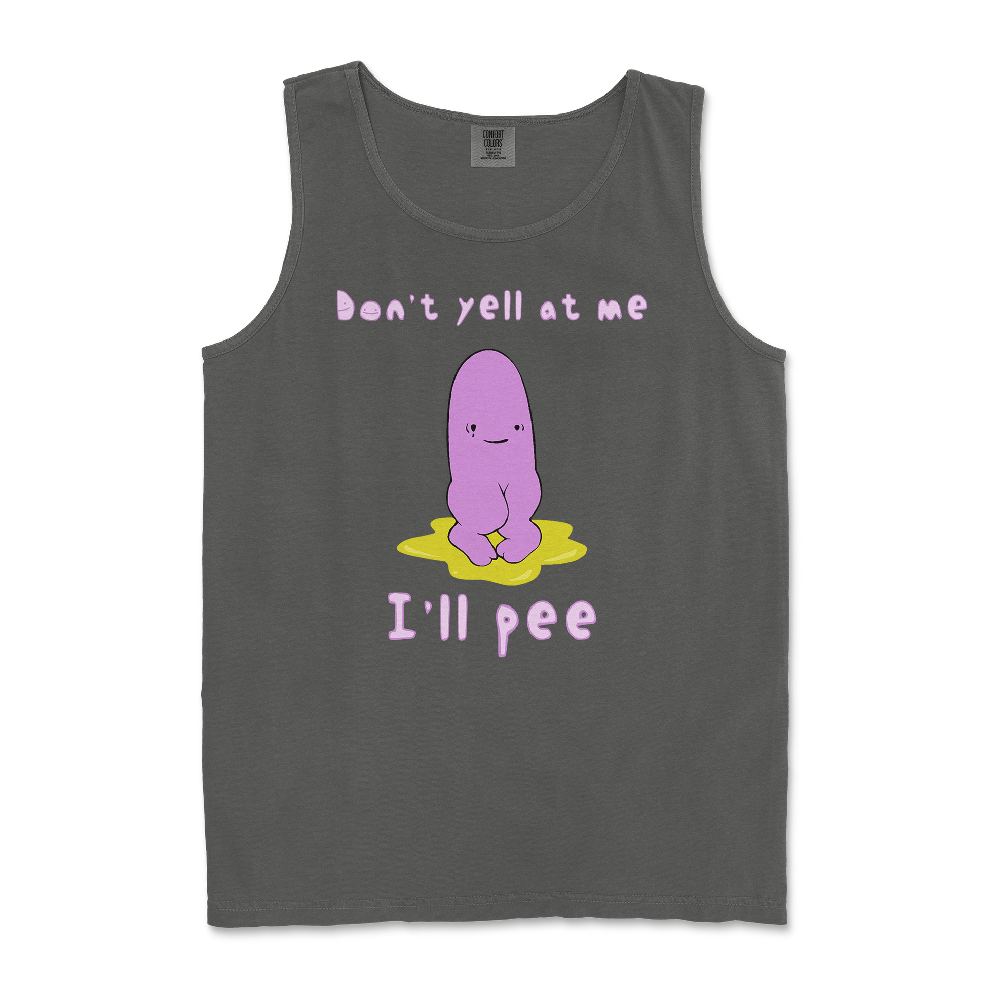 Comfort Colors Tank Top Dont Yell 2 in Pepper