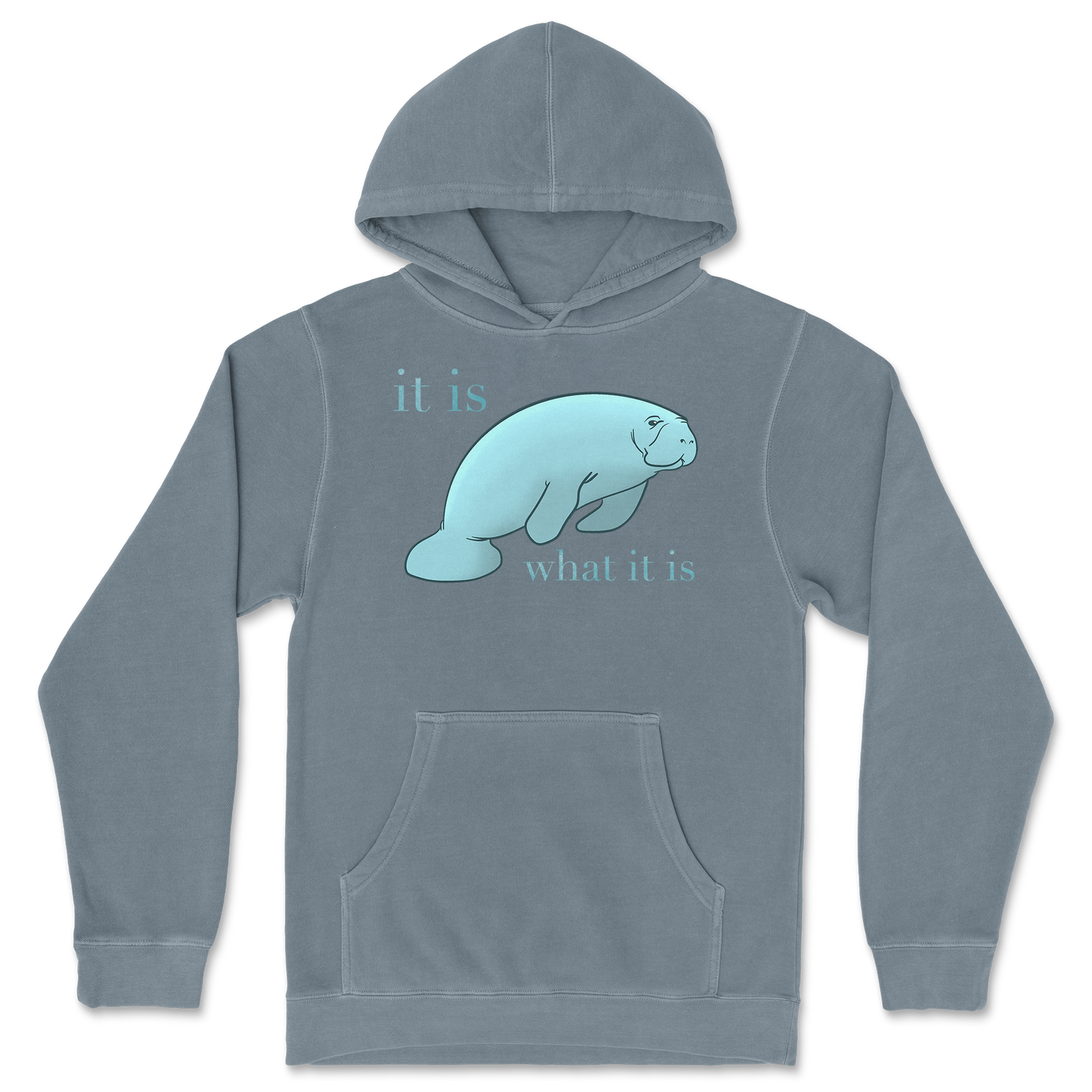 Independent Clothing Co. Hoodie Manatee in BlueMagic