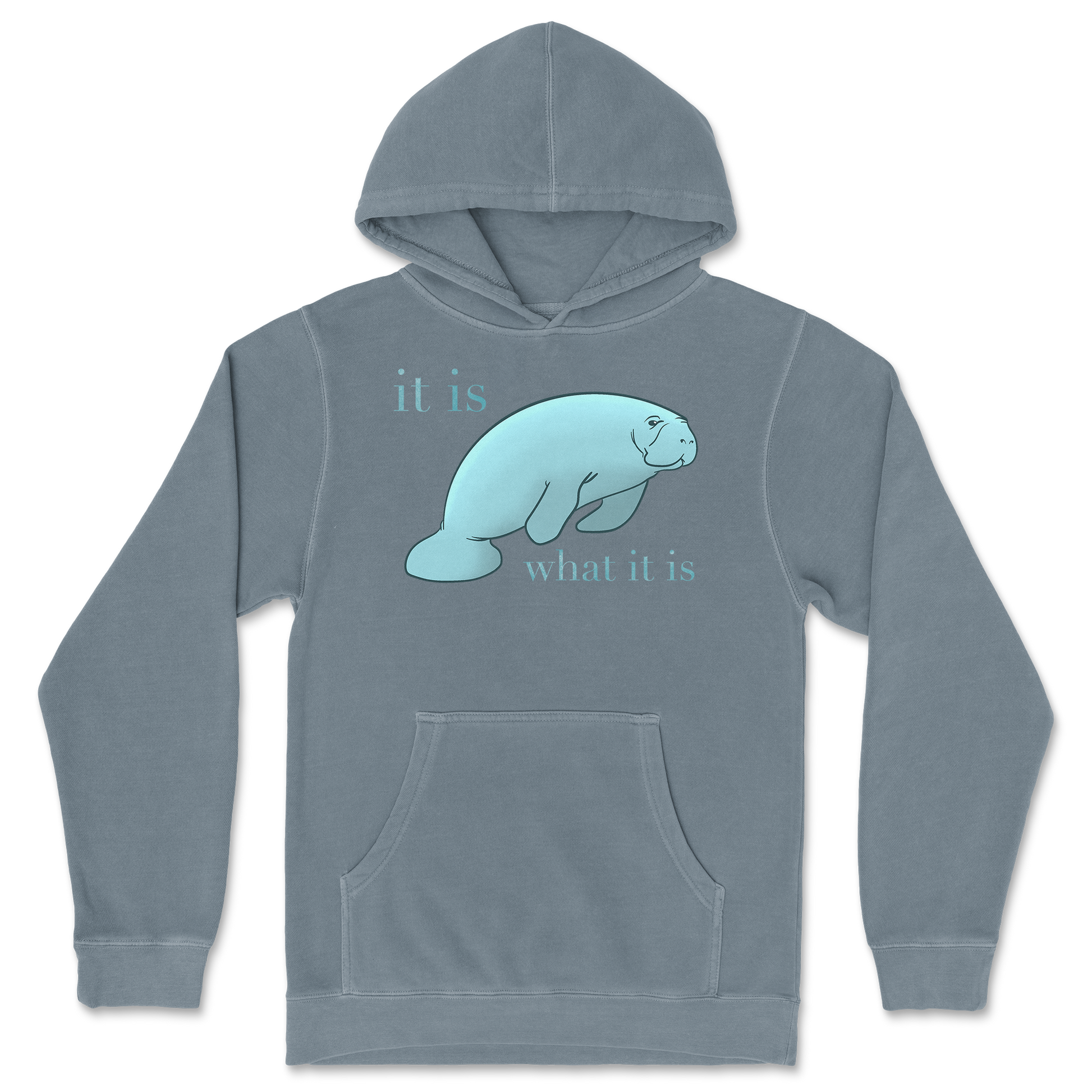 Independent Clothing Co. Hoodie Manatee in BlueMagic