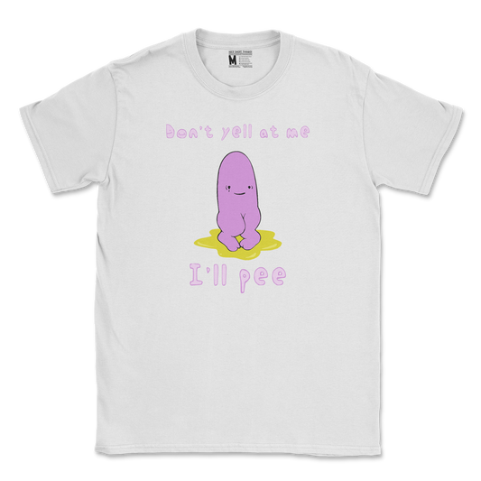 Gildan SoftStyle T-Shirt Dont Yell 2 in White