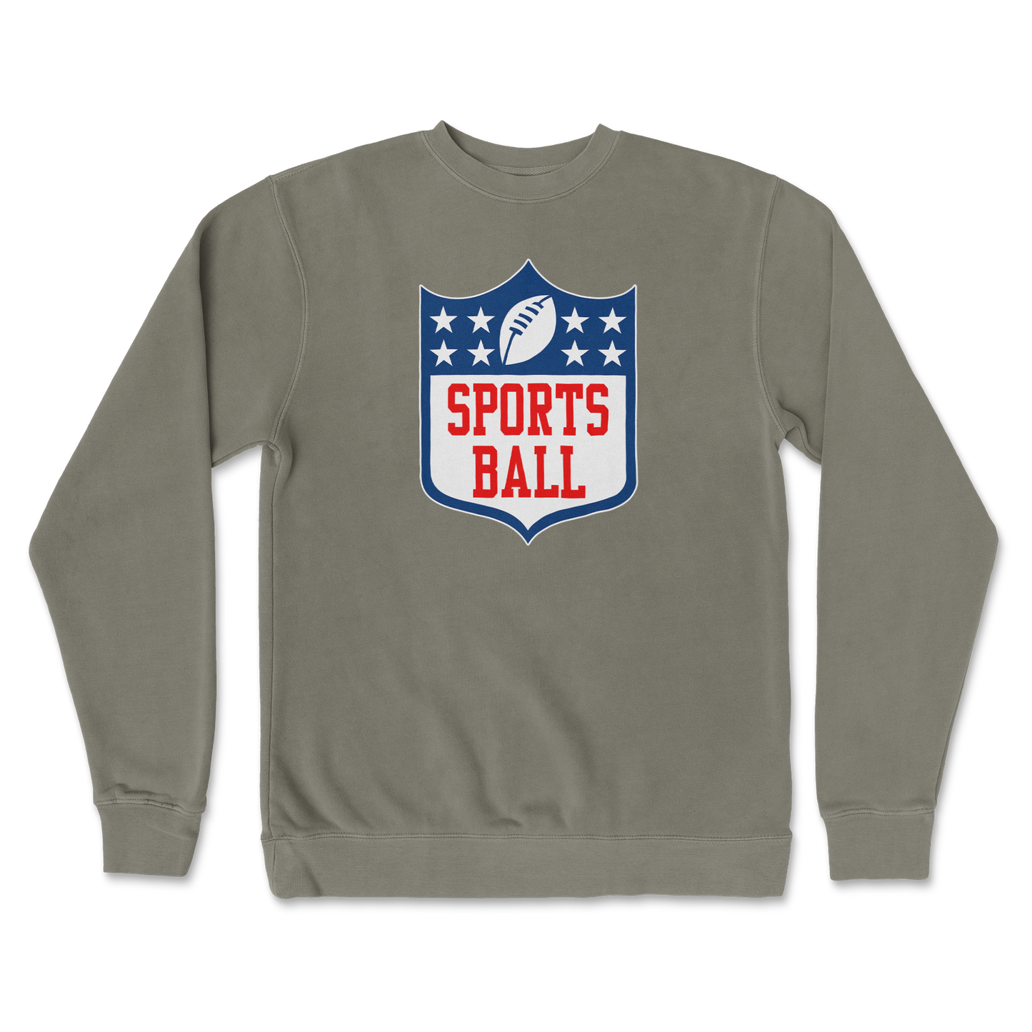 Independent Clothing Co. Crew Neck Sports Ball in Army