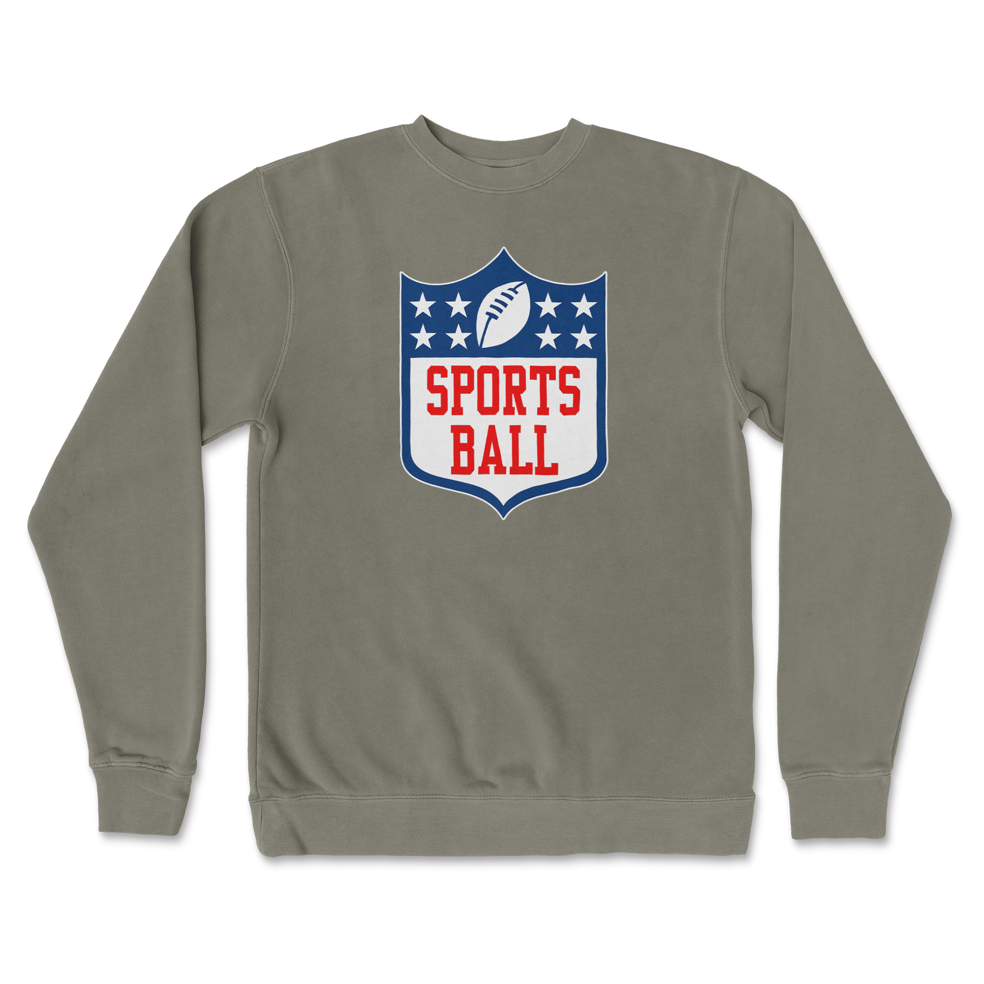 Independent Clothing Co. Crew Neck Sports Ball in Army