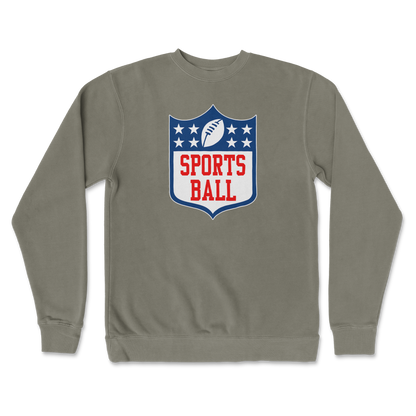 Independent Clothing Co. Crew Neck Sports Ball in Army