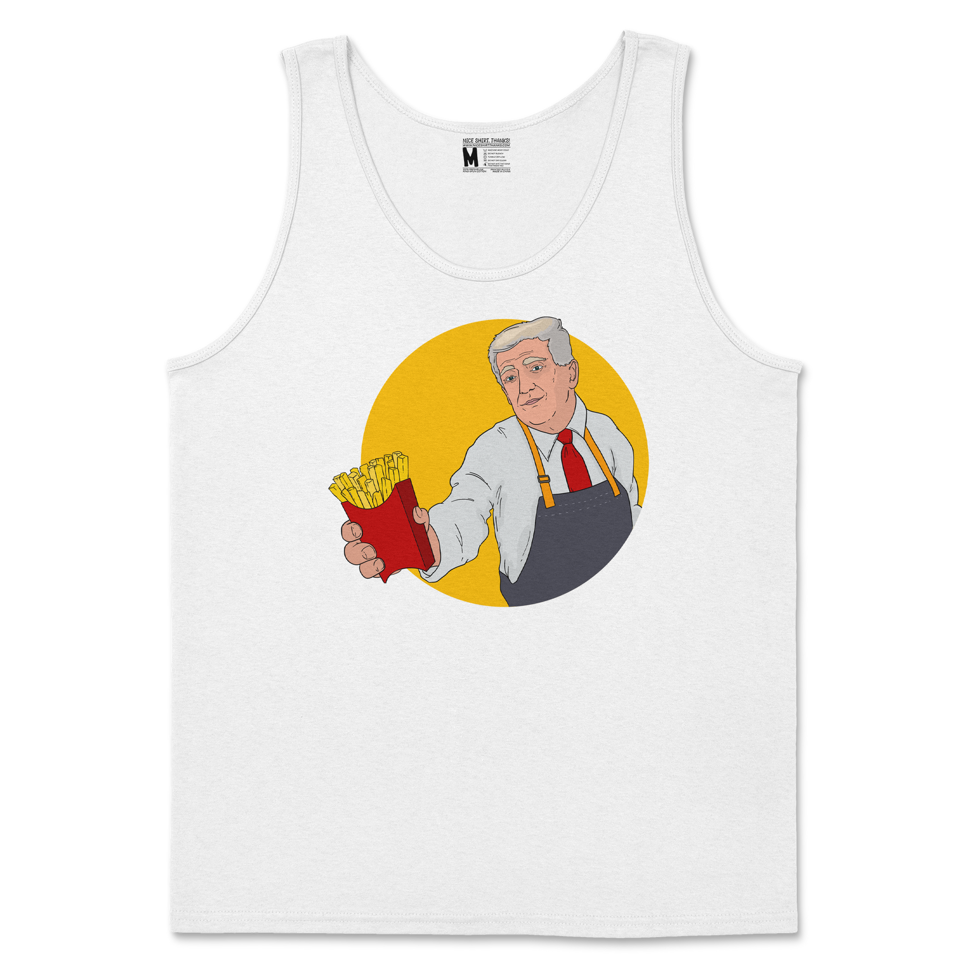 Gildan SoftStyle Tank Top McTrump  in White